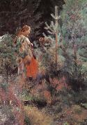 Anders Zorn Shepherdess oil painting artist